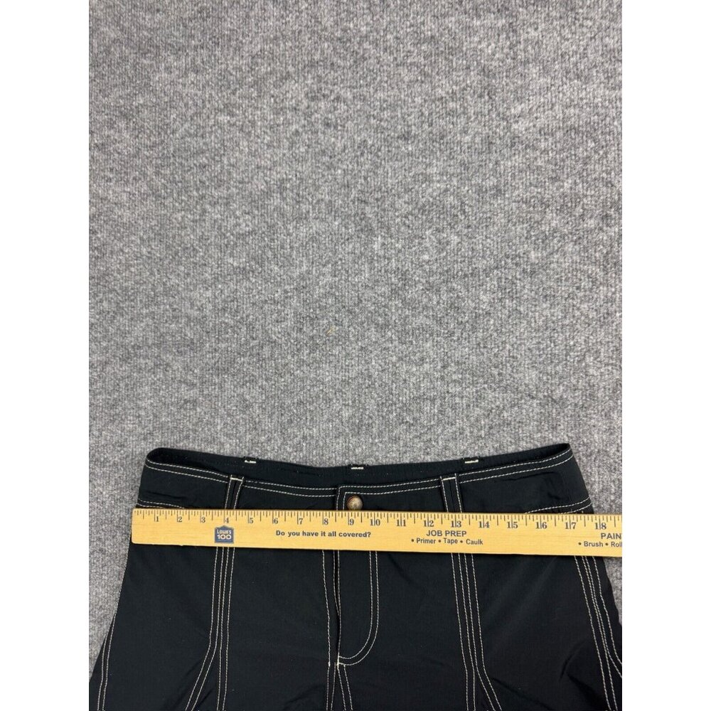 Athleta Whatever Skort Women's 10 Black Pleated Zip Closure Skirt Pockets Active - Picture 4 of 6